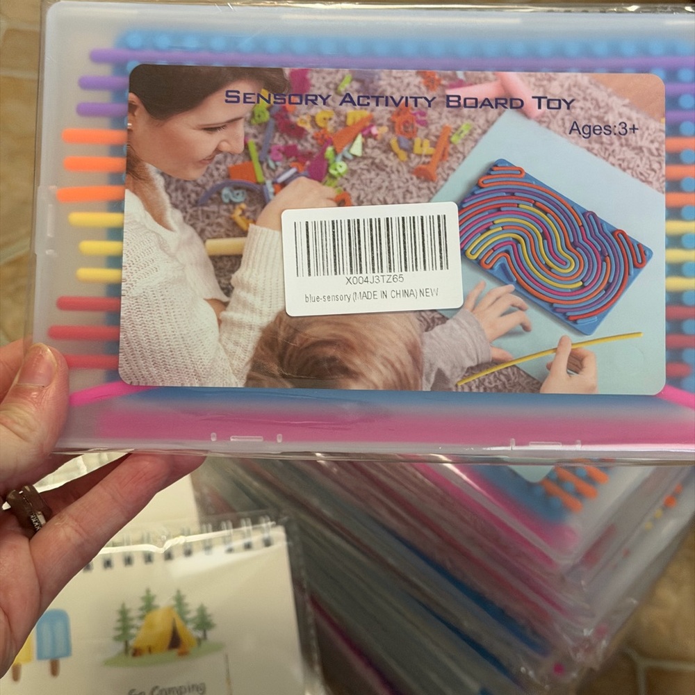 Colorful Sensory Activity Board Toy